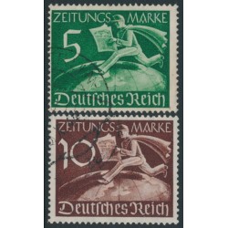 GERMANY - 1939 Newspaper Stamps set of 2, used – Michel # Z738-Z739
