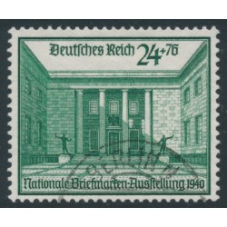 GERMANY - 1940 24+76pf green Stamp Exhibition, used – Michel # 743