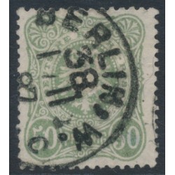 GERMANY - 1887 50pf grey-green Imperial Eagle, used – Michel # 44IIc