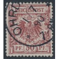GERMANY - 1889 50pf red-brown Imperial Eagle, used – Michel # 50b