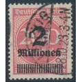 GERMANY - 1923 2Millionen on 200Mk red Numeral, sideways watermark, used – Michel # 309AY
