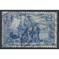 GERMANY - 1902 2Mk blue Nord und Süd definitive, used – Michel # 82B
