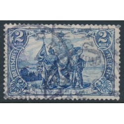 GERMANY - 1902 2Mk blue Nord und Süd definitive, used – Michel # 82B