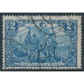 GERMANY - 1902 2Mk blue Nord und Süd (wartime printing), used – Michel # 95AII
