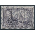 GERMANY - 1912 3Mk violet DEUTSCHES REICH, used – Michel # 96AIa