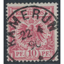 GERMANY - 1889 10pf red Imperial Eagle, KAMERUN cancel – Michel # V47b