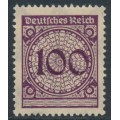 GERMANY - 1923 100pf deep purple Numeral, MNH – Michel # 343