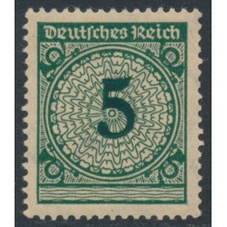 GERMANY - 1923 5pf deep green Numeral, variety ‘fat 5’, MH – Michel # 339III GERMANY - 1923 5pf deep green Numeral, variety ‘fat 5’, MH – Michel # 339III