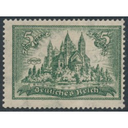 GERMANY - 1925 5RM olive-green Speyer Cathedral, MH – Michel # 367