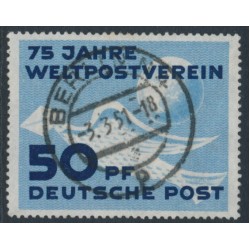 EAST GERMANY / DDR - 1949 50pf blue UPU Anniversary, used – Michel # 242