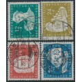 EAST GERMANY / DDR - 1950 Bach set of 4, used – Michel # 256-259