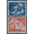 EAST GERMANY / DDR - 1950 Copper Mining set of 2, used – Michel # 273-274