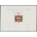 GERMANY - 1937 Brown Ribbon Horse Race M/S with overprint, MNH – Michel # Block 10