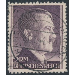 GERMANY - 1942 2RM violet Definitive, perf. 12½, used – Michel # 800A