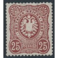 GERMANY - 1875 25pf reddish brown Imperial Eagle, MNG – Michel # 35a GERMANY - 1875 25pf reddish brown Imperial Eagle, MNG – Michel # 35a