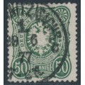 GERMANY - 1875 50pf deep grey-green Imperial Eagle, used – Michel # 38b GERMANY - 1875 50pf deep grey-green Imperial Eagle, used – Michel # 38b