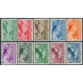 HUNGARY - 1936 10f to 5P Airmail set of 10, MH – Michel # 528-537 HUNGARY - 1936 10f to 5P Airmail set of 10, MH – Michel # 528-537