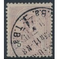 HUNGARY - 1901 5Kr brown-purple/black Emperor, perf. 12:11½, crown in circle watermark, used – Michel # 70A HUNGARY - 1901 5Kr brown-purple/black Emperor, perf. 12:11½, crown in circle watermark, used – Michel # 70A