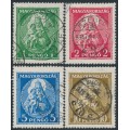 HUNGARY - 1932 Patrona Hungariae (Madonna & Child) set of 4, used – Michel # 484-487 HUNGARY - 1932 Patrona Hungariae (Madonna & Child) set of 4, used – Michel # 484-487