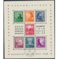 HUNGARY - 1938 International Eucharist Congress M/S, used – Michel # Block 3 HUNGARY - 1938 International Eucharist Congress M/S, used – Michel # Block 3