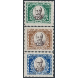 HUNGARY - 1925 1000Kr to 2500Kr Mór Jókai set of 3, MNH – Michel # 398-400