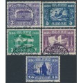 ICELAND - 1930 3aur to 15aur Anniversary of the Althing, used – Facit # 173-177 ICELAND - 1930 3aur to 15aur Anniversary of the Althing, used – Facit # 173-177