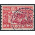 ICELAND - 1930 20aur red Anniversary of the Althing, used – Facit # 178 ICELAND - 1930 20aur red Anniversary of the Althing, used – Facit # 178