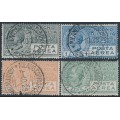 ITALY - 1926 60c to 5L Airmail set of 4, used – Michel # 230-233