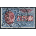 ITALY - 1925 2L blue/red Express Stamp, used – Michel # 213