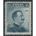 ITALY - 1906 15c slate King Vittorio Emmanuele III, MH – Michel # 87