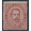 ITALY - 1879 10c rose-carmine King Umberto I, MNG – Michel # 38