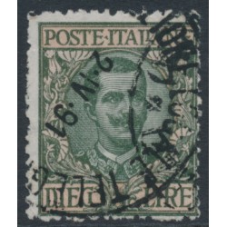 ITALY - 1910 10L olive/pink King Vittorio Emmanuele III, used – Michel # 99