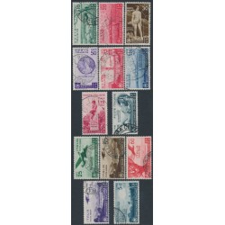 ITALY - 1936 Horace full set of 13, used – Michel # 547-559