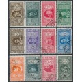 ITALY - 1932 Dante set of 12, used – Michel # 373-384