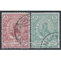 ITALY - 1910 Naples Plebiscite set of 2, used – Michel # 97-98