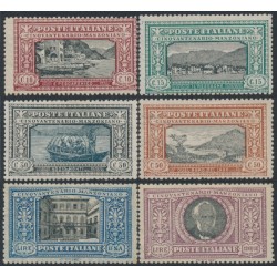 ITALY - 1923 Alessandro Manzoni set of 6, MH – Michel # 188-193