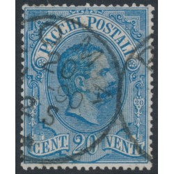 ITALY - 1886 20c blue Parcel Stamp, used – Michel # PM2