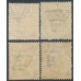 ITALY - 1922 Philatelic Congress overprints set of 4, MH – Michel # 153-156