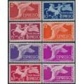 ITALY - 1945 Express Stamps set of 8, MNH – Michel # 715-720 + 855 + 944