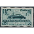 ITALY - 1951 20L green Automobile Expo in Turin, MNH – Michel # 828