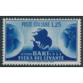 ITALY - 1951 25L ultramarine Levant Fair, Bavi, MNH – Michel # 843