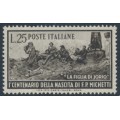 ITALY - 1951 25L brown Francesco Paolo Michetti, MNH – Michel # 844