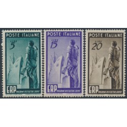 ITALY - 1949 Marshall Plan (ERP) set of 3, MNH – Michel # 774-776