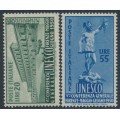 ITALY - 1950 UNSESCO set of 2, MNH – Michel # 791-792