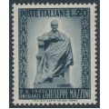 ITALY - 1949 20L grey-black Giuseppe Mazzini, MNH – Michel # 777