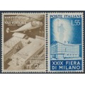 ITALY - 1951 Milan Fair set of 2, MNH – Michel # 830-831