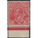 AUSTRALIA - 1926 1½d red KGV, SM wmk, p.14¼:14, slurred + translucent, MH – ACSC # 91B(2)m+aa+c AUSTRALIA - 1926 1½d red KGV, SM wmk, p.14¼:14, slurred + translucent, MH – ACSC # 91B(2)m+aa+c