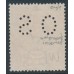 AUSTRALIA - 1919 1½d chocolate KGV, inverted watermark, perf. OS, used – ACSC # 85Cba+a