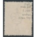 AUSTRALIA - 1917 5d brown KGV, 'broken crown top' [1L30], used – ACSC # 123El