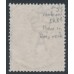 AUSTRALIA - 1917 5d brown KGV, 'spear in neck' [1R54], used – ACSC # 123Cvc